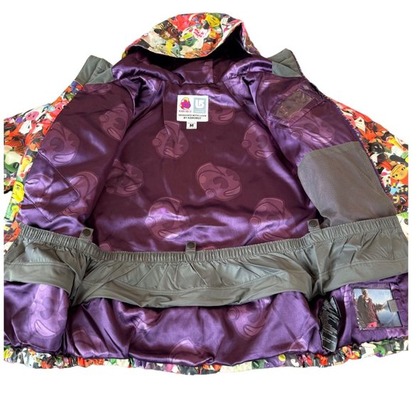 NWT Kidrobot x Burton Toypile 2L Down Gore-Tex Snowboard Jacket Coat Size Medium - Picture 10 of 14